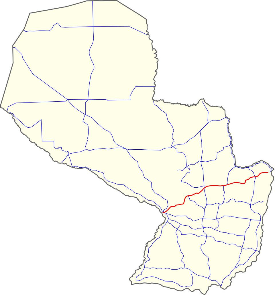 Ruta PY 03 Gral. Elizardo Aquino