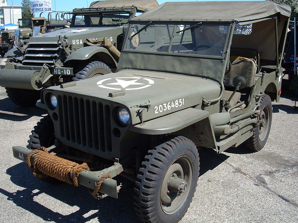 Unknown Man With Jeep