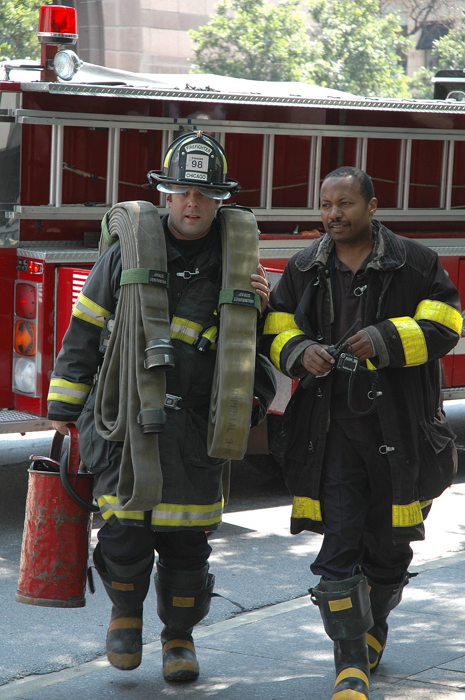 unknown Polish firefighter
